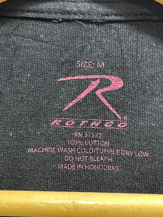 Rothco Marines Black Cotton T Shirt For Men M