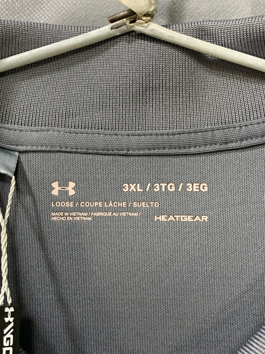 Under Armour Sports Gray Polo Men T Shirt