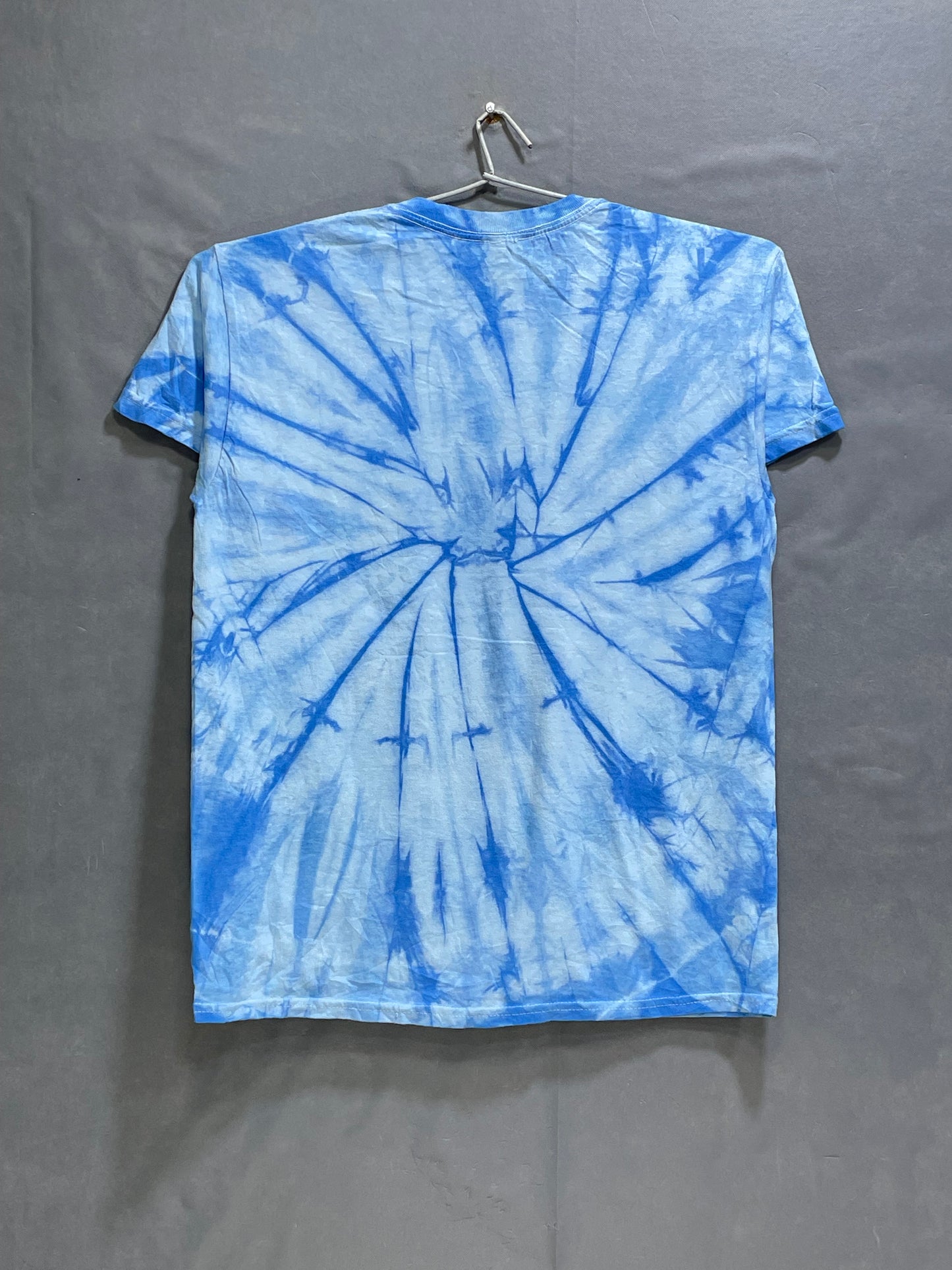 Grpeg Blue Cotton T Shirt For Men Medium
