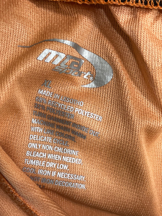 Mta Sport Orange Sports Short For Men XL