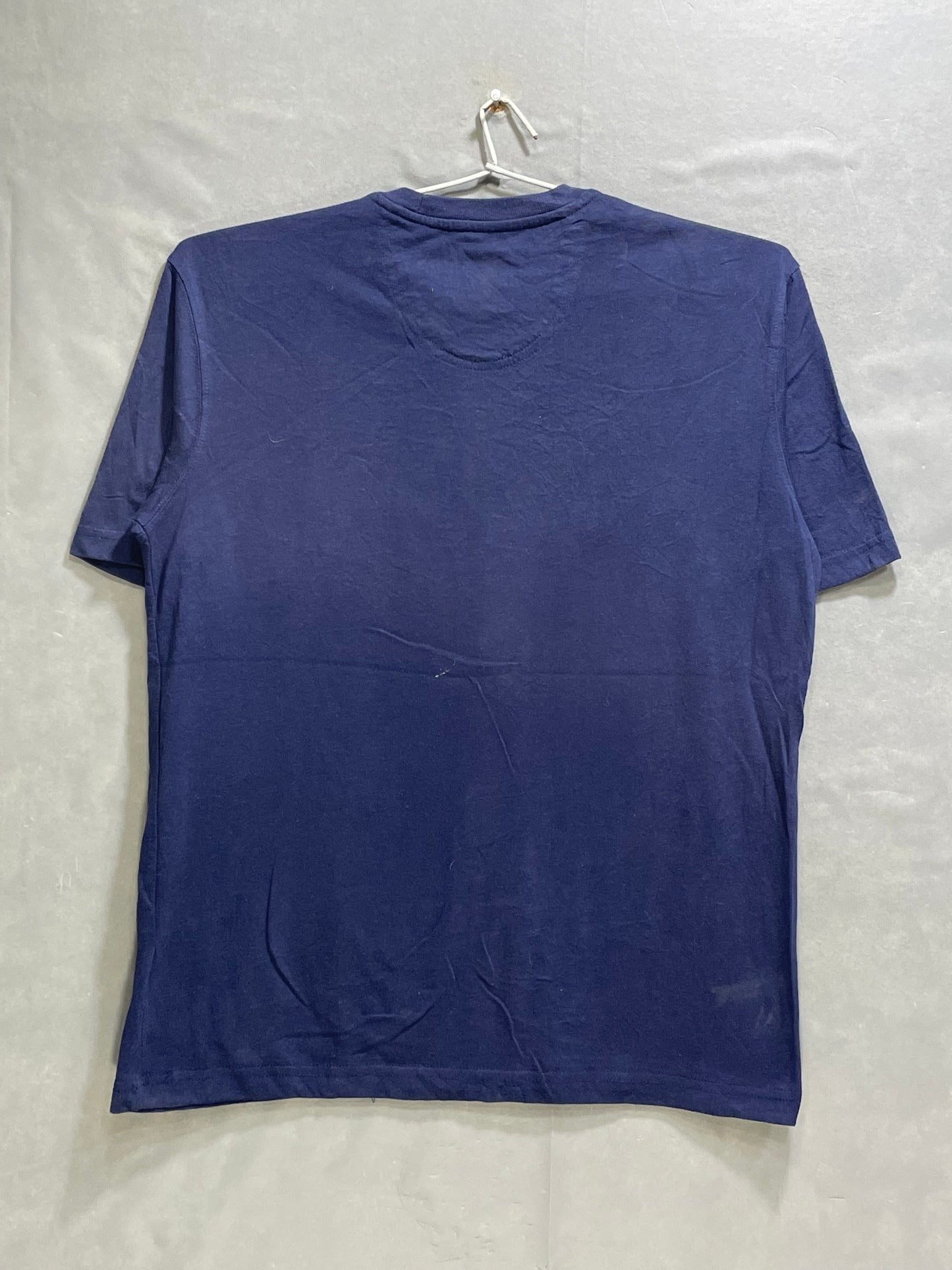 Izod Blue Cotton T Shirt For Men Medium