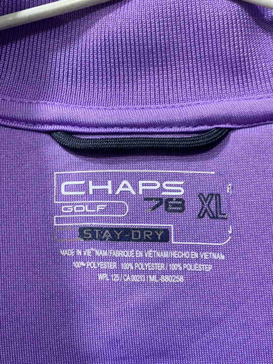 Chaps Sports Purple Polo Men T Shirt