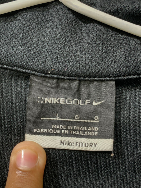 Nike Golf Sports Black Polo Men T Shirt