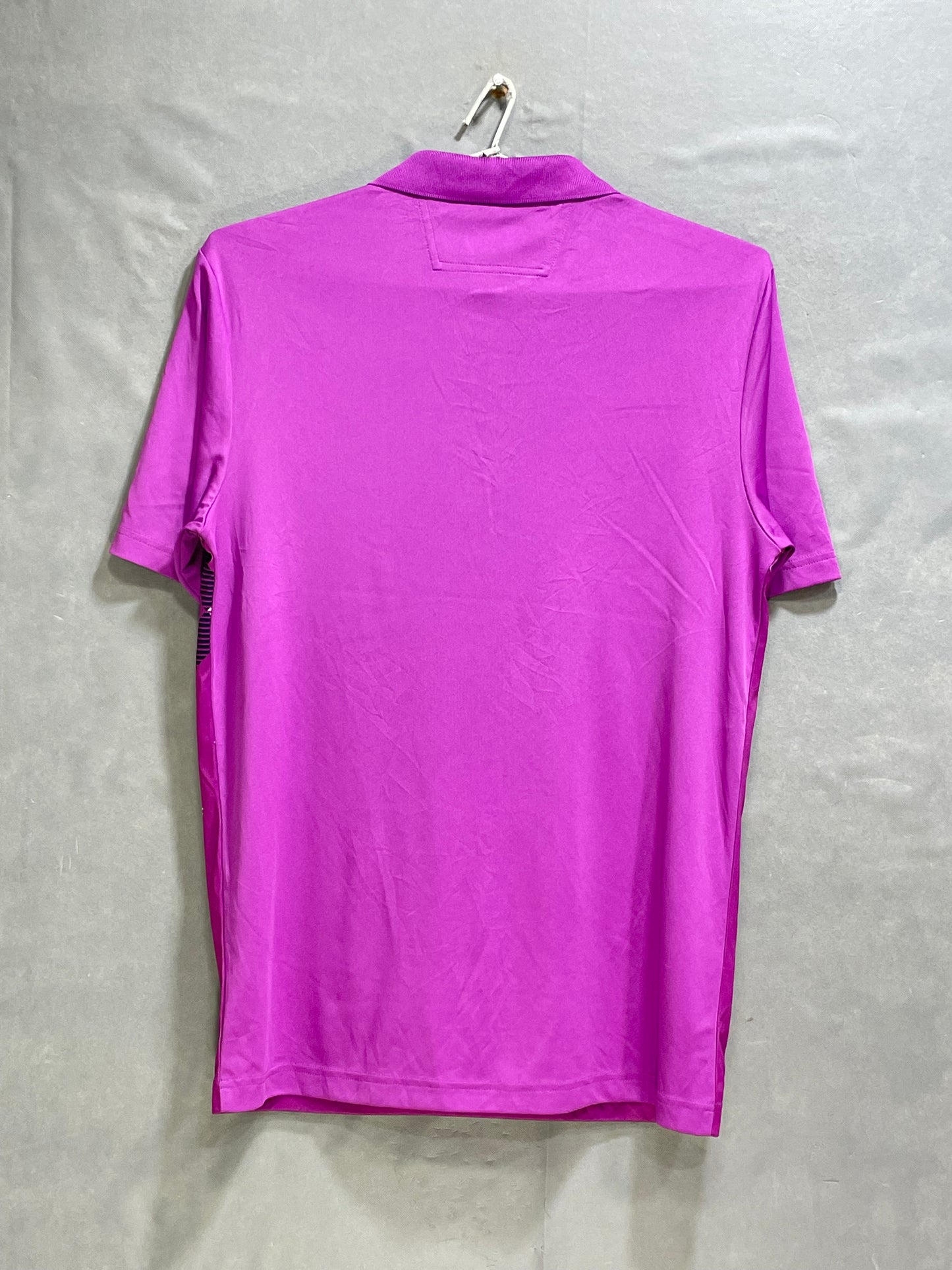 Fila Purple Polyester Sport Polo T Shirt For Men Small