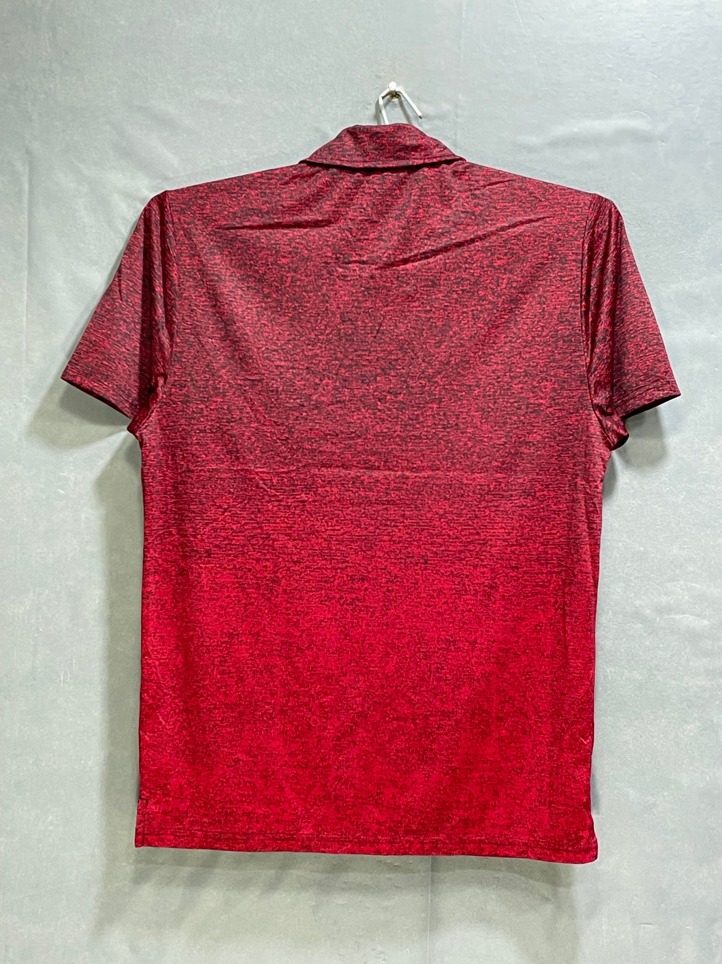 Sport Tek Red Polyester Sport Polo T Shirt For Men Small