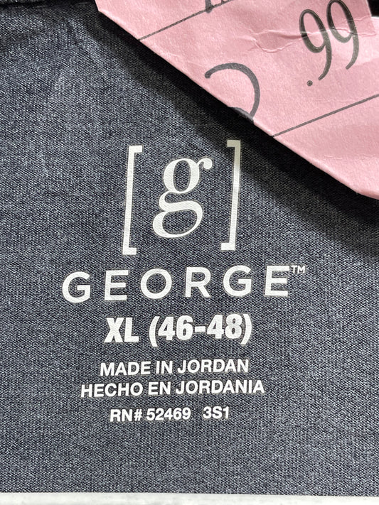 George Gray Polyester Sport Polo T Shirt For Men X Large