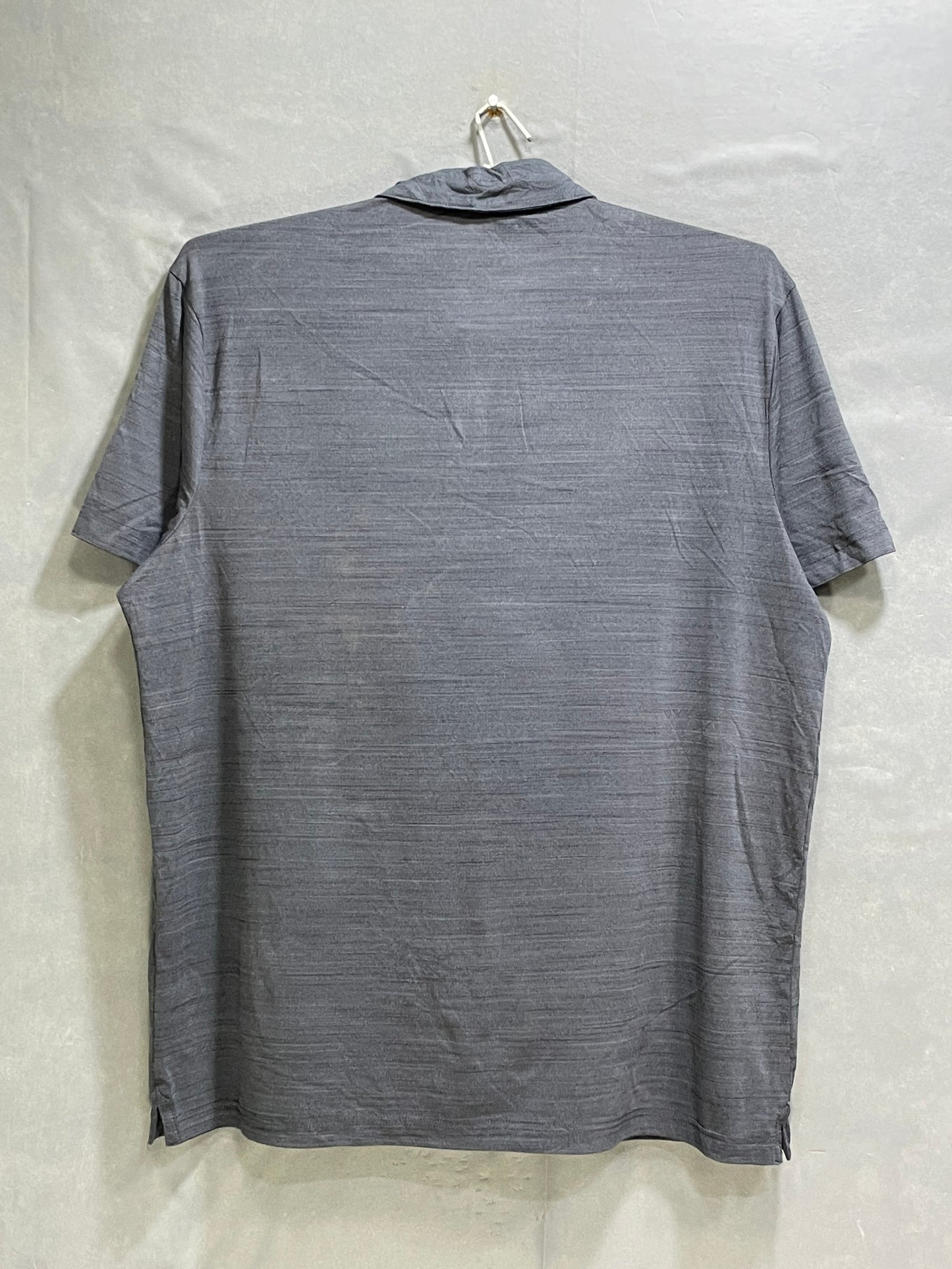 George Gray Polyester Sport Polo T Shirt For Men X Large