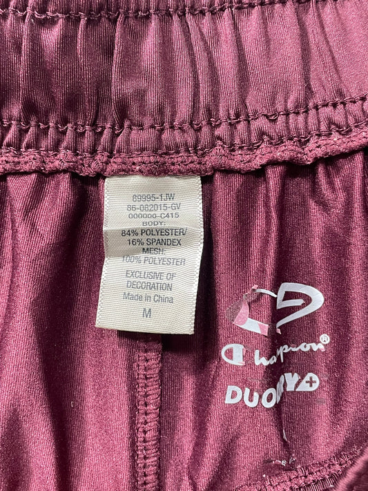 Champion Maroon Sports Short For Men M