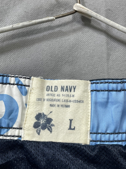 Old Navy Blue Polyester Short For Men L