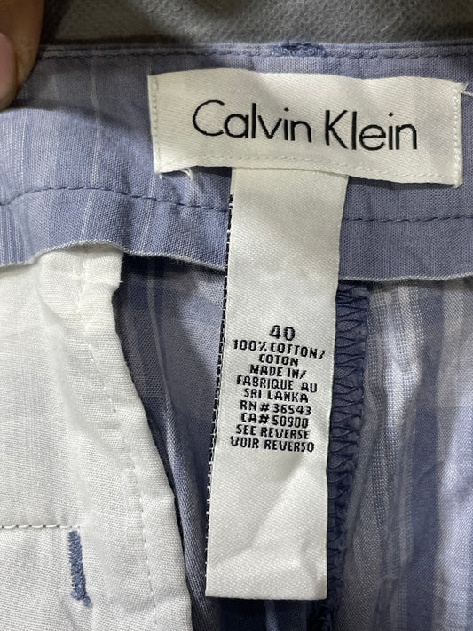 Calvin Klein Gray Cotton Short For Men XL