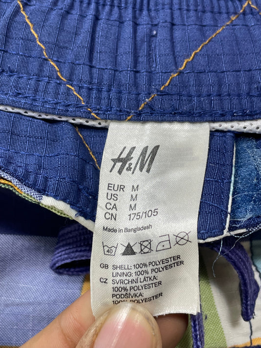H&M Multi Polyester Short For Men M