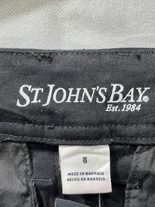 St John's Bay Black Cotton Short For Men S