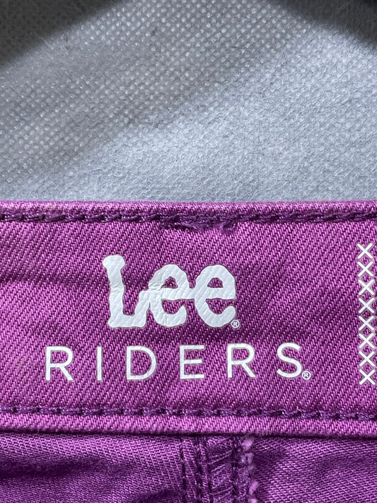 Lee Purple Jeans Short For Women L