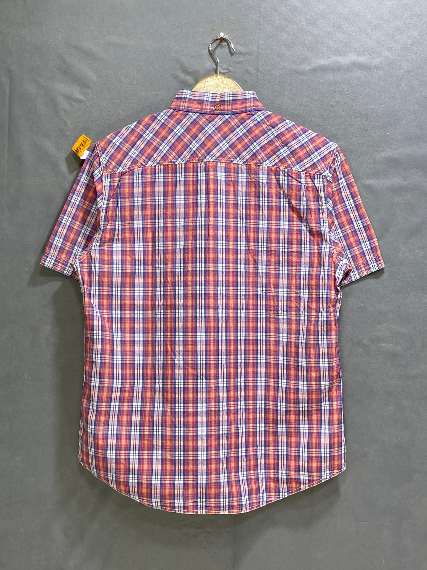 RED HERING Red Cotton Shirt For Men Medium