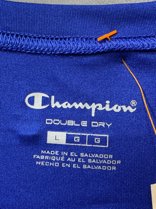 Champion For Blue Sports Men T Shirt