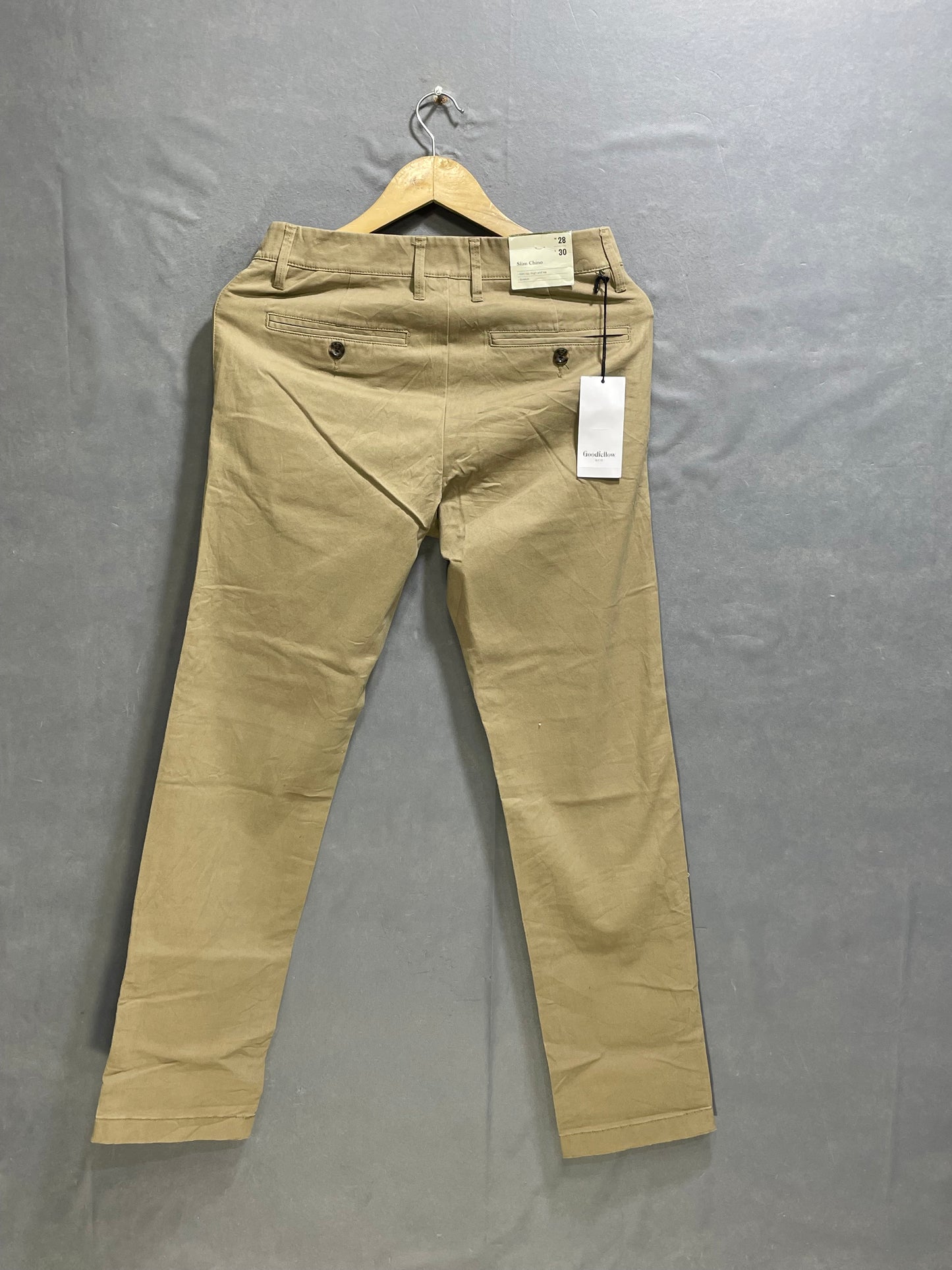 Goodfellow Khaki Cotton Dress Pant For Men XS