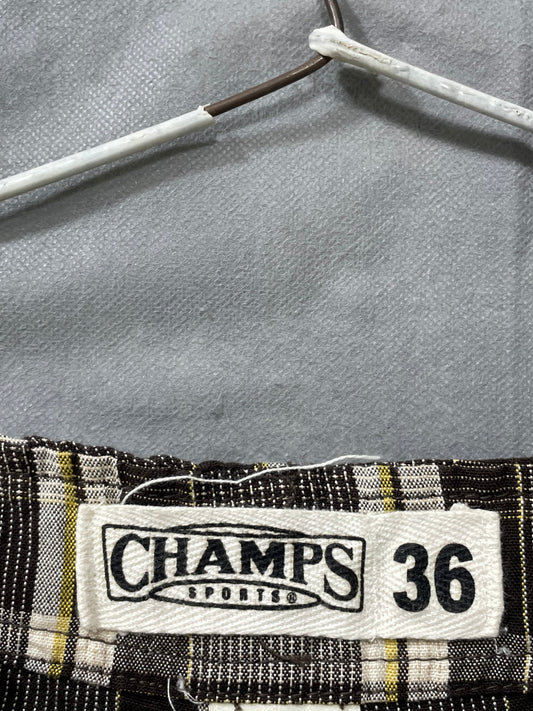 Champs Brown Cotton Short For Men L