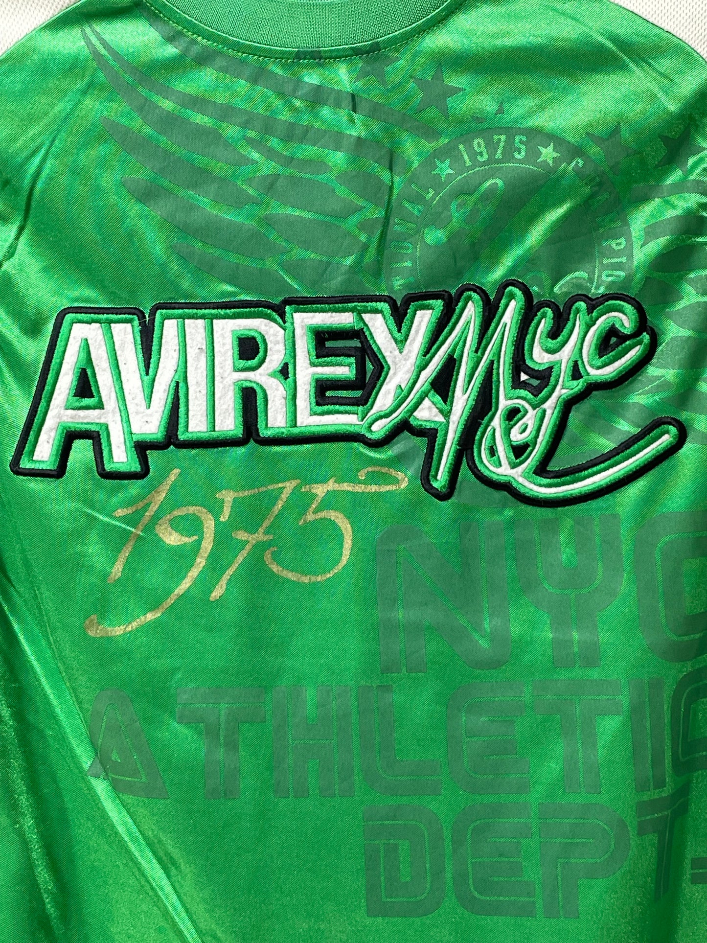 Avirex Green Basketball Sports For Men Vest T Shirt M