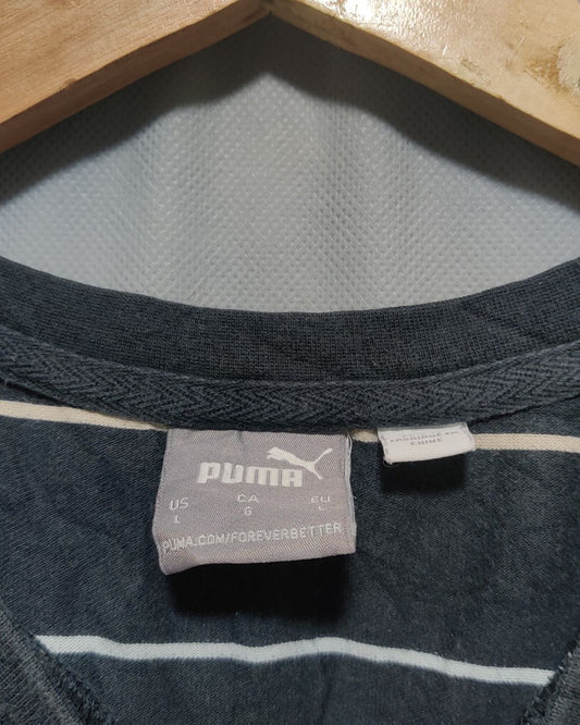 Puma Black T Shirt For Men L