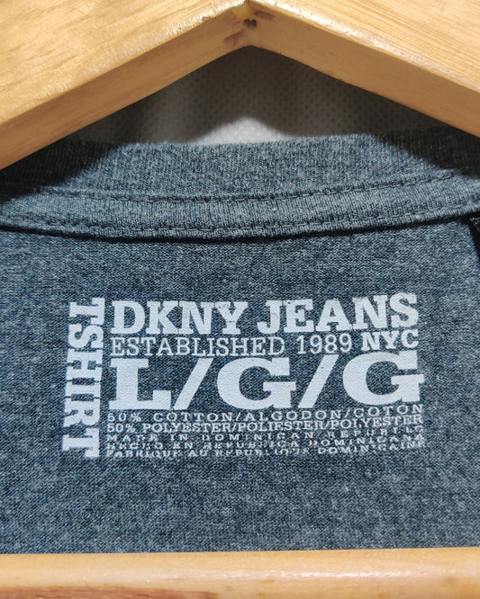 DKNY Gray T Shirt For Men L