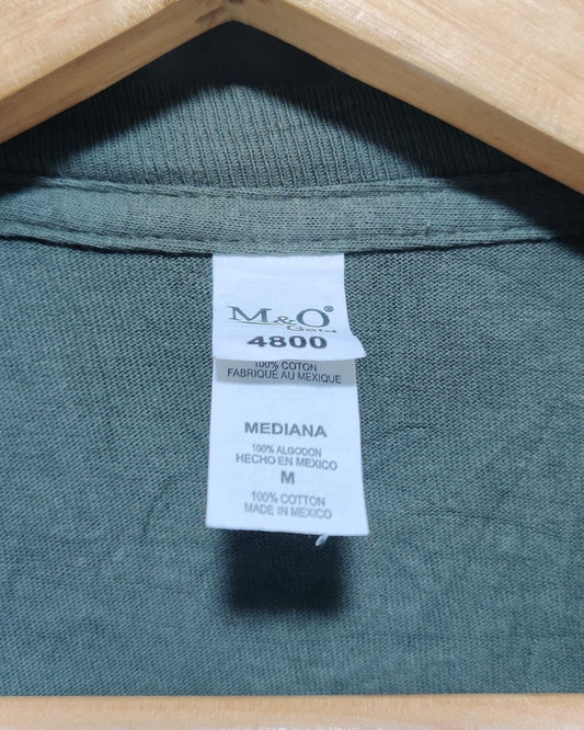 M&O Gold Green T Shirt For Men M