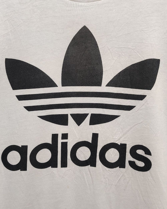 Adidas White T Shirt For Men L