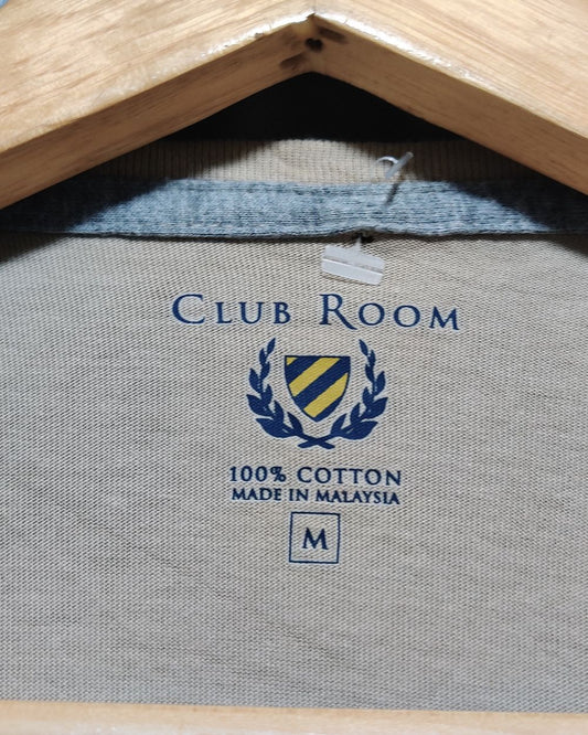 Club Room Cream T Shirt For Men M