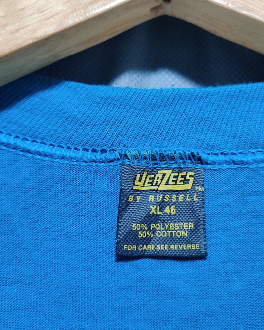 Jerzees Blue T Shirt For Men L