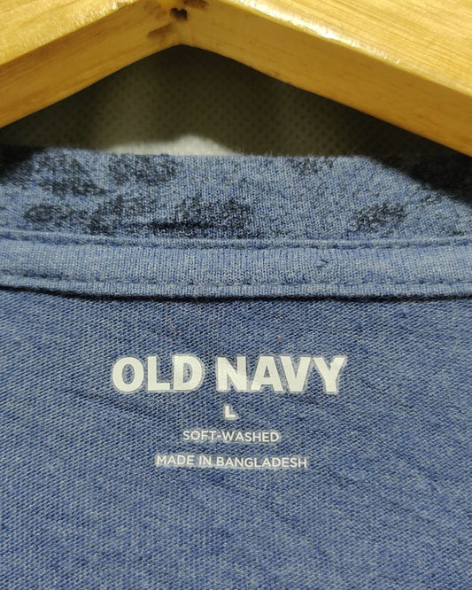 Old Navy Blue T Shirt For Men XL