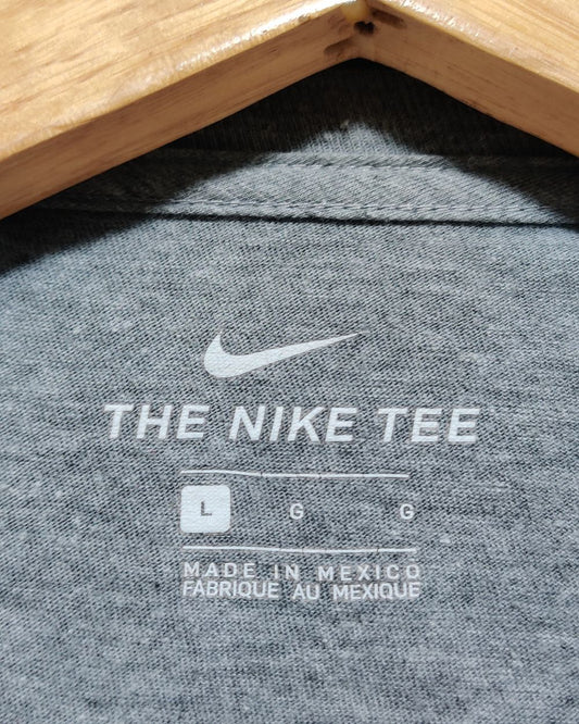 Nike Gray T Shirt For Men L