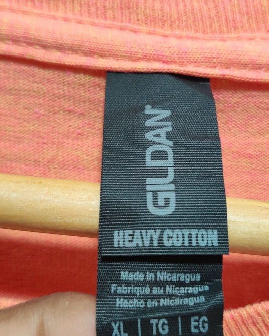 Gildan Orange T Shirt For Men XL