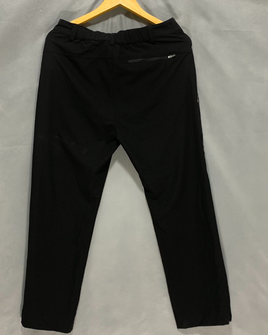 Willit Black Cotton Dress Pant For Men M