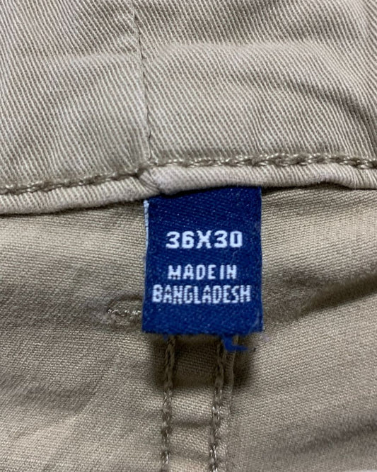 George Brown Cotton Dress Pant For Men L