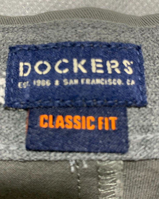 Dockers Gray Cotton Dress Pant For Men L