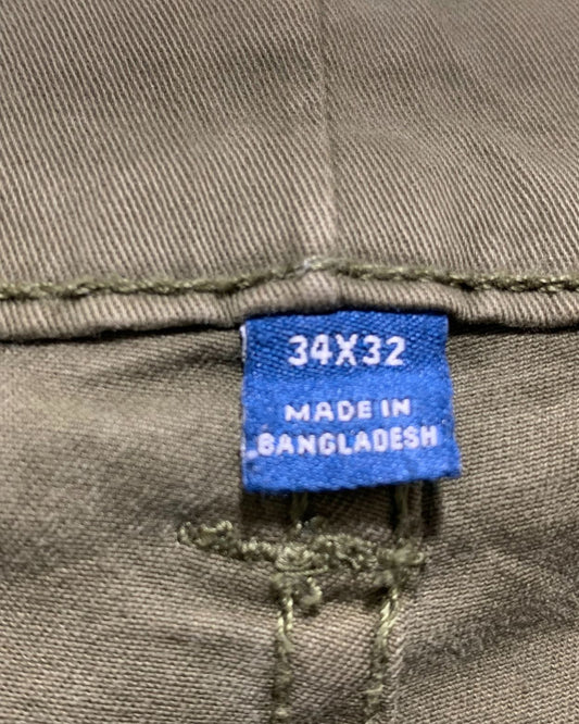 George Green Cotton Dress Pant For Men L