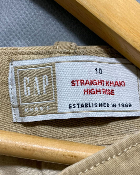 Gap Khaki Cotton Dress Pant For Men M