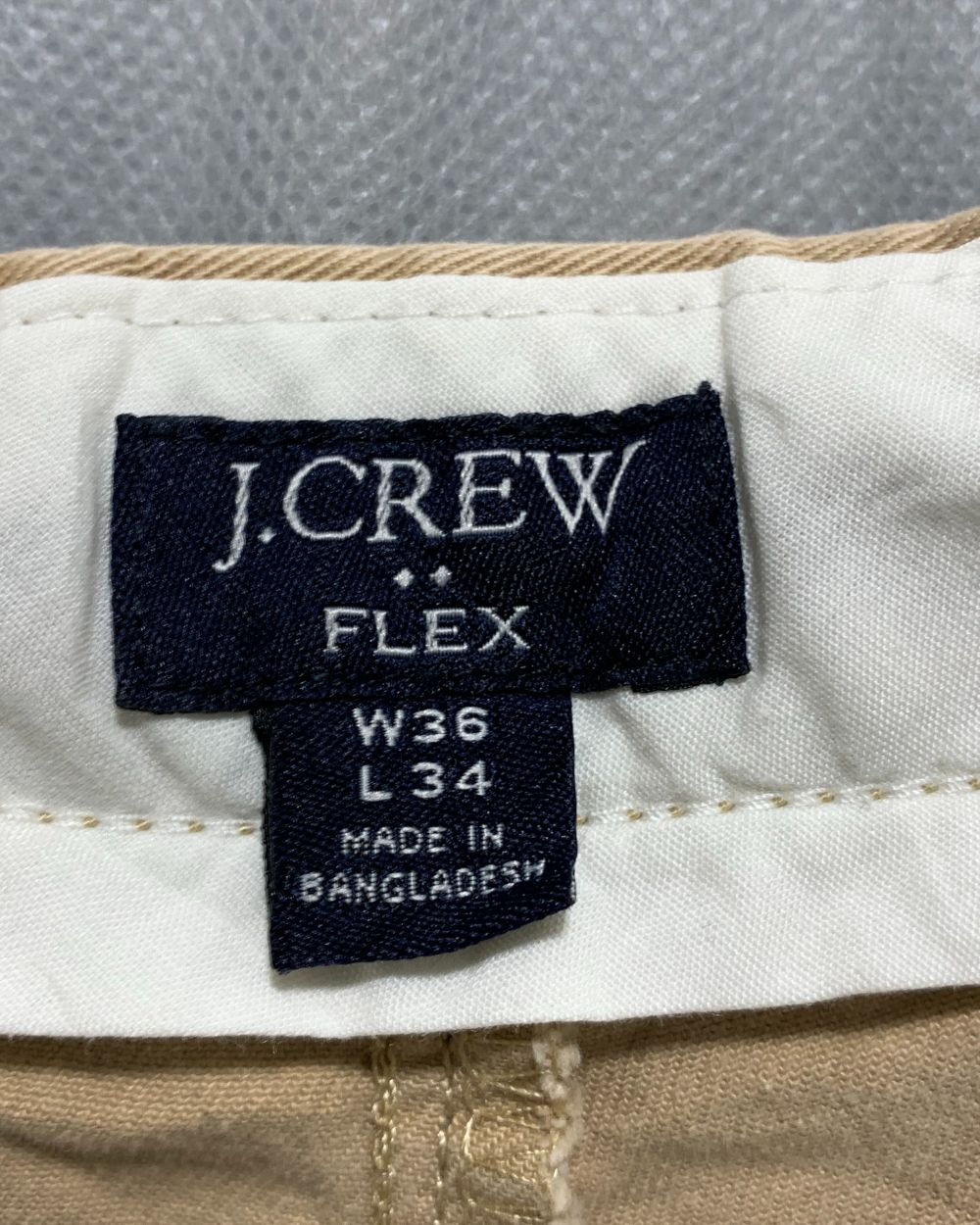 J.Crew Cream Cotton Dress Pant For Men L