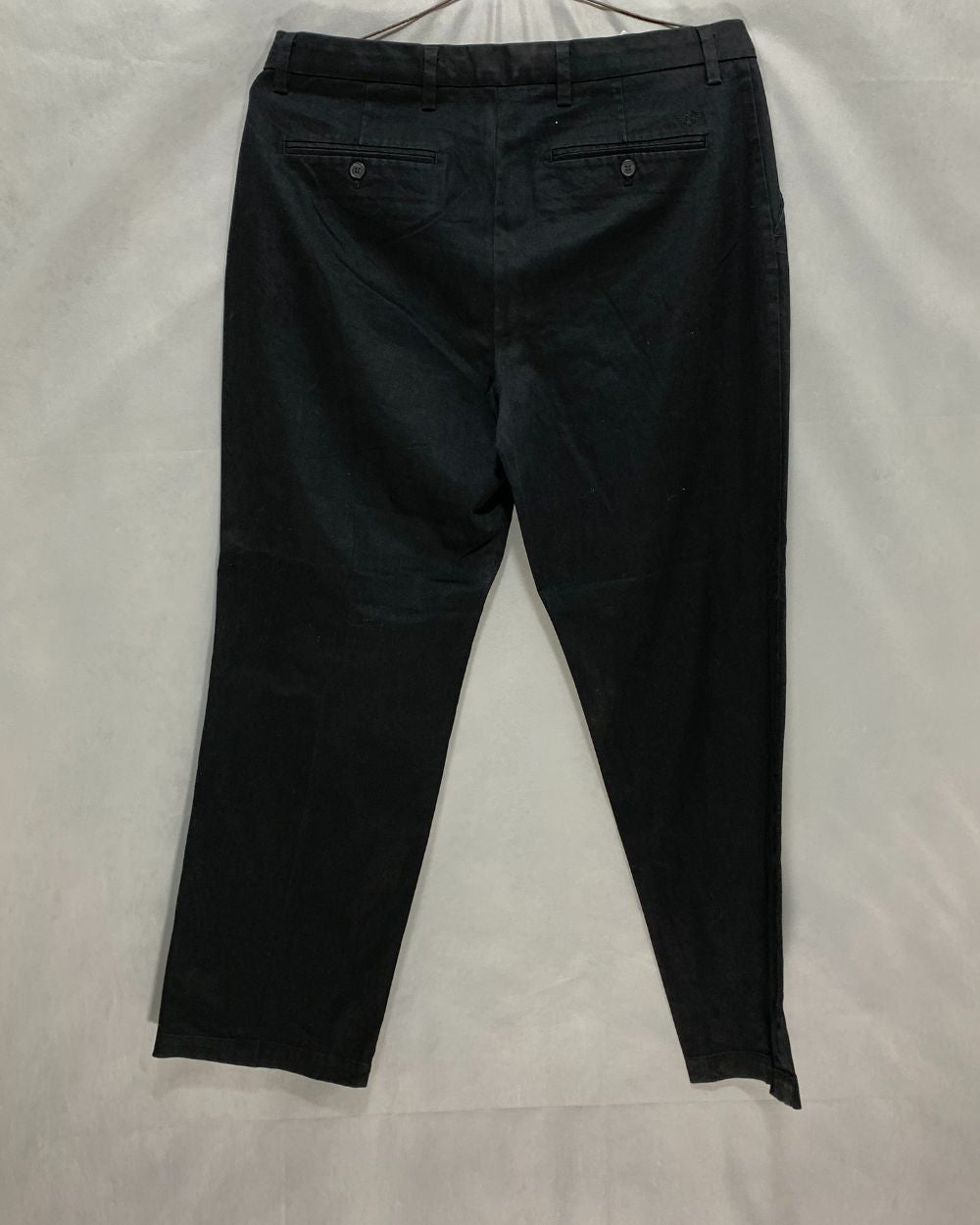 Dockers Black Cotton Dress Pant For Men L
