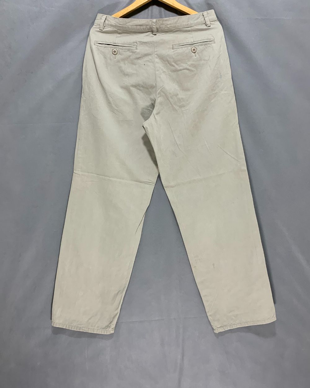 Nautica Gray Cotton Dress Pant For Men M
