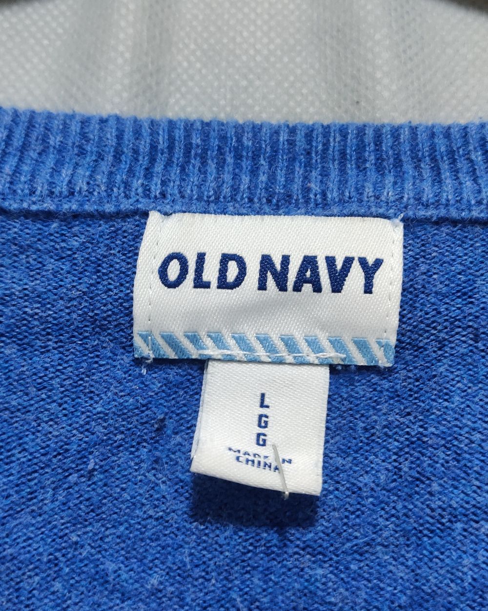 Old Navy Blue For Men Sweater L