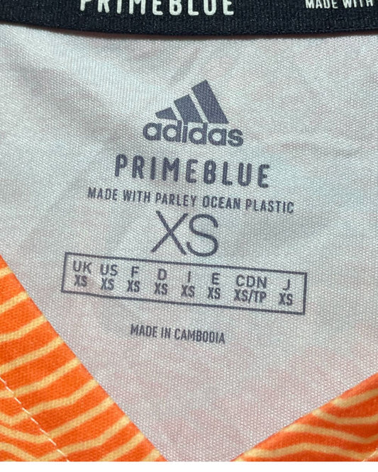 Adidas Orange Sport T Shirt For Men X Small