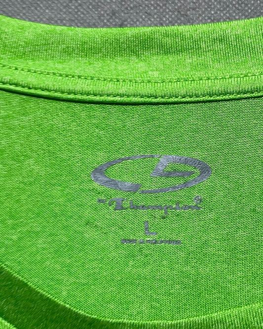 Champion Green Sport T Shirt For Men Large