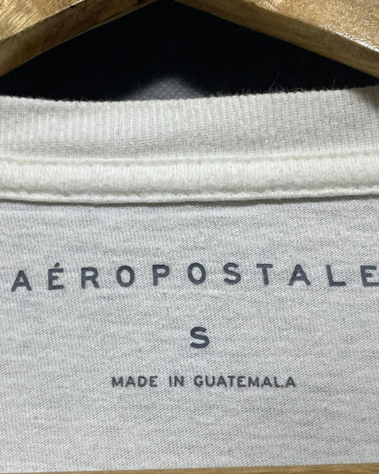 Aeropostale White T Shirt For Men Small