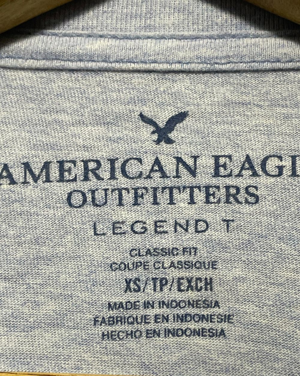 American Eagle Blue T Shirt For Men X Small