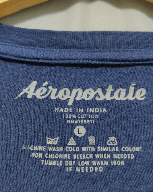 Aeropostale Gray T Shirt For Men Large