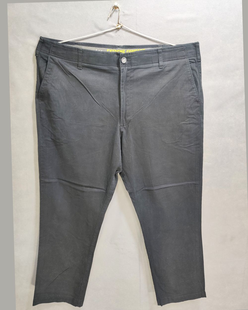 Lee Black Cotton Dress Pant For Men X Large