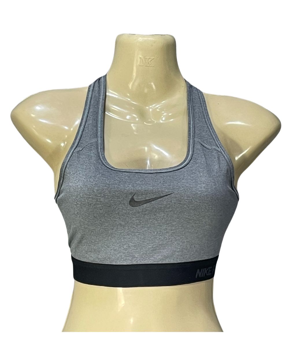 Nike Pro Gray Sports Gym Bra For Women M