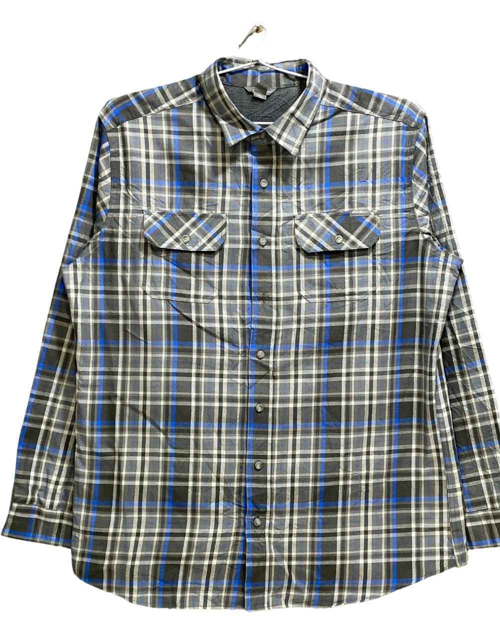 Eddie Bauer Gray Falalen Winter Shirt For Men XX Large