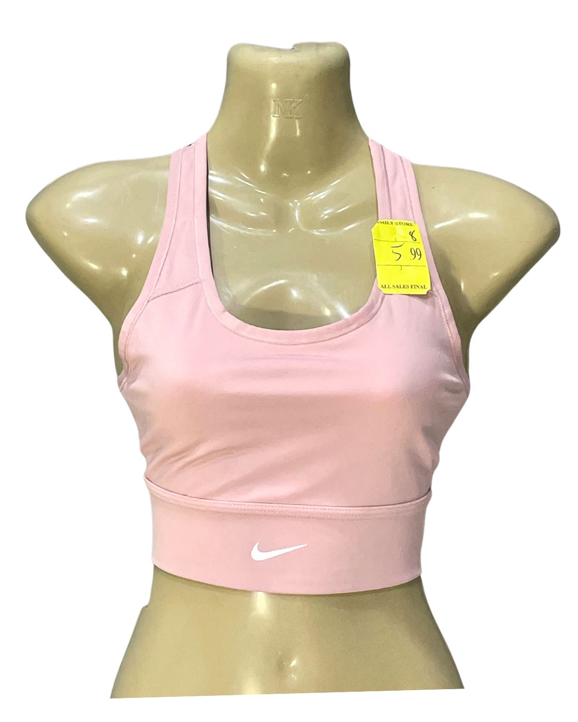 Nike Dri Fit Black Sports Gym Bra For Women M