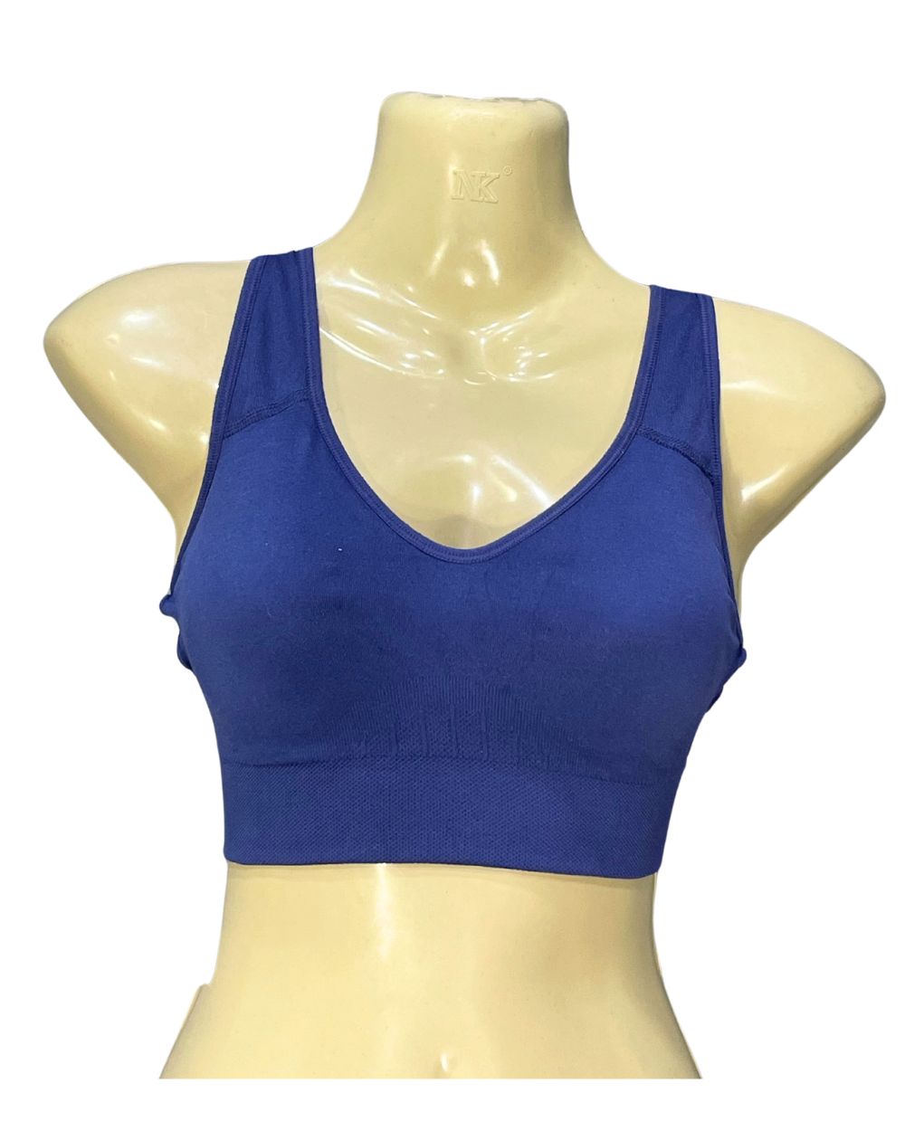 Puma Blue Sports Gym Bra For Women M